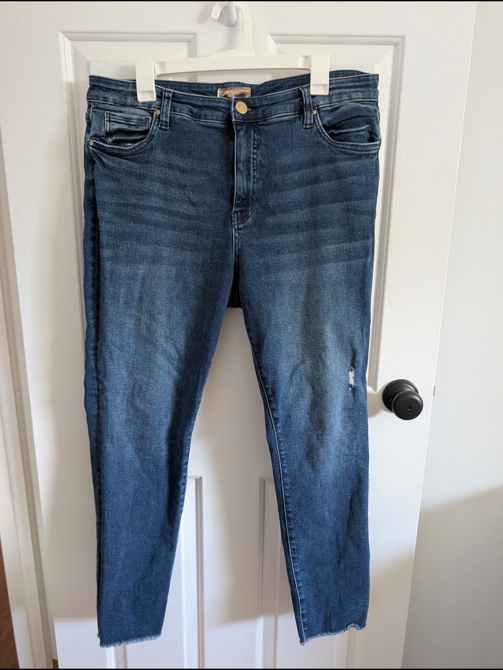 Kut from the Kloth Women's High Rise Ankle Straight Leg Denim Jeans 16W